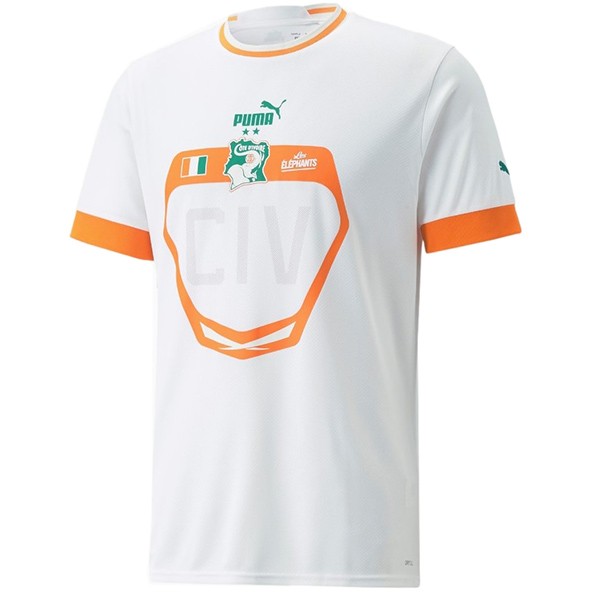 Ivory Coast away jersey soccer uniform men's second football sports tops shirt 2022